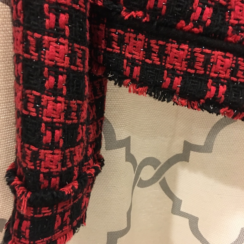 Fringe Express Plaid Jacket - Picture 5 of 6